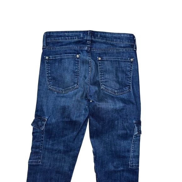 Vince Cargo Dark Wash Ankle Zipper Bottom Jeans - Size 28” - Picture 7 of 10